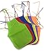 Oojami Pack of 18 Children's Artists Fabric Aprons - Kitchen, Classroom, Community Event, Crafts & Art Painting Activity. Safe Clean 18 Pack Assorted Colors (18)