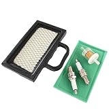 HURI Air Filter Fuel Filter Spark Plug for John Deere L120 L111 L118 LA120 LA130 LA150