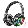 Bluetooth-Headphones-with-RGB-Light-Vogek-Stereo-Wireless-Headphones-Over-Ear-with-Built-in-Mic-Deep-Bass-and-40H-Playtime-Lightweight-Foldable-Headset-with-Wired-Mode-for-Travel-Home-Office-Game Bluetooth Headphones with RGB Light, Vogek Stereo Wireless Headphones Over Ear with Built-in Mic, Deep Bass and 40H…