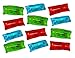 Water Wiggler Stress Reliever Sensory Toy - 2 Inch Water Snakes with Colorful Beads and Glitter (Pack of 12)