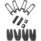 Black Accessory kit for E58 S168 JY019 Folding Quadcopter Spare Parts Remote Drone Propeller and Protective Cover and Landing Gear