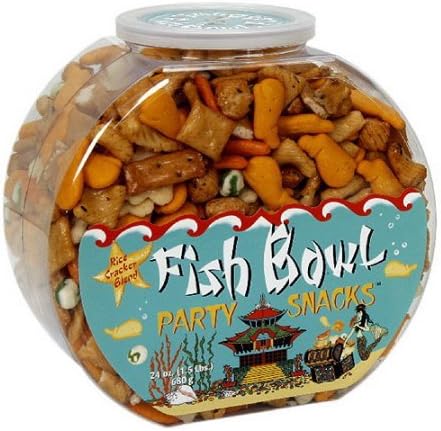 Fish Bowl Party Rice Cracker Blend Snacks, 22.5-Ounce