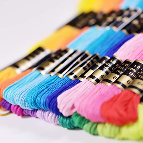 2 Embroidery+Floss+skeins+Crossstitch+Bracelets