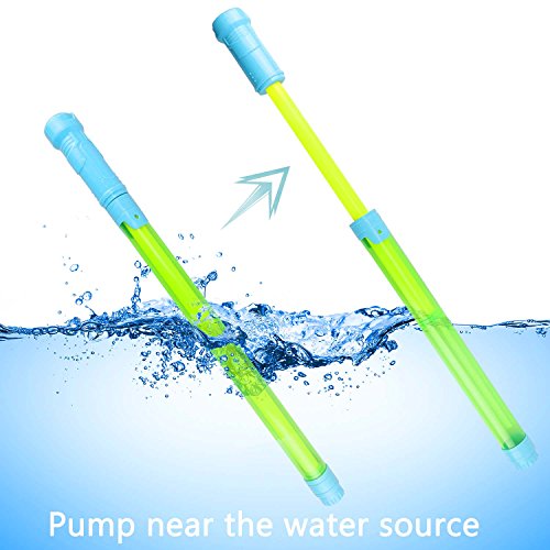 12 Pack Water Blaster Soaker Gun Super Long Ranged Pump Action Water Gun Summer Swimming Pool Toys Beach Sand Water Fight Game for Kids - Thumbnail 2