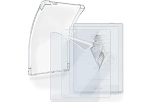 HUADU eBook Reader Screen Protector Compatible for Onyx Boox Go 6, 6" Screen Protective Film Anti Scratch High Definition and Soft Clear TPU Protective Case/Not Tempered Glass