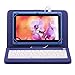 iRULU eXpro X1 7 Inch Quad Core Google Android Tablet PC, 1024x600 Resolution, Wi-Fi, Games, Dual Cameras, 8GB Nand Flash with keyboard(Blue Tablet)