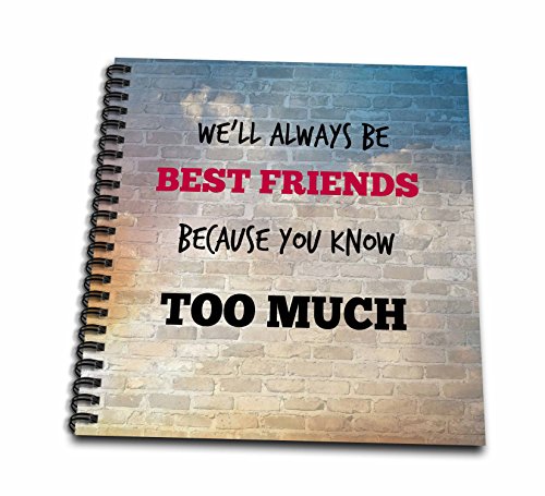 3dRose db_211228_2 Best Friends. Friendship. Saying. - Memory Book, 12 by 12