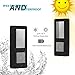 Wireless Doorbell, Hinpia Waterproof Solar Door Bell Chime Kit for Home Office with 2 Plug-in Receivers and 1 Remote Button, 1000ft Operating Range 52 Ringtones 4 Levels Volume, No Batteries Required