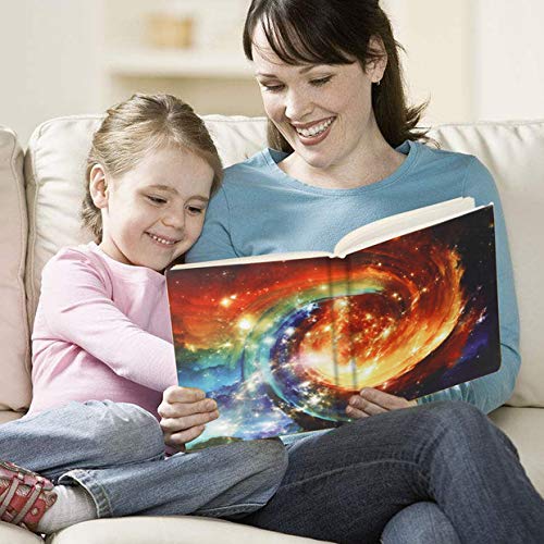 Jumbo Book Cover, Vindar 6 Stretchable Book Covers for Textbooks, Non-Adhesive Nylon Fabric School Hardcover Protectors for 9”x11” Jumbo Textbooks, Washable and Re-usable - Thumbnail 5