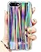 J.west iPhone 7 Plus/8 Plus Case Psychedelic Rave Holographic Iridescent Shockproof Sparkle Bling Glitter Shiny Cover Laser Beam Thin Soft TPU Protective Case for iPhone 7 Plus/8 Plus, Colorful