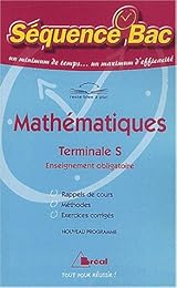 Mathématiques, terminale S