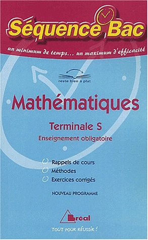 Mathématiques, terminale S