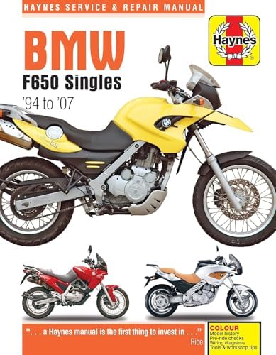 BMW F800 (F650, F700) Twins: '06 to '16 (Haynes Service & Repair