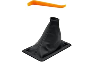 eosorssa Shifter Shift Boot Cover Fit for Ford Mustang 2005 2006 2007 2008 2009, Manual Transmission Gear Change Boot Replace 8R3Z-7277-AA