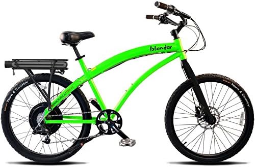 Prodeco Tech Islander V5 SR Green 26" Electric Bicycle with 36V 500W Motor