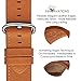 Apple Watch Band 42mm – iWatch Bands 42mm Apple Watch Band Men & Women for Series 3 Series 2 Series 1 Nike Hermes and Sport Edition by Innoavations – Matte Brown Leather