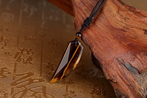 COAI Herren Spitzer Anhänger aus Edelsteine Amulett Halskette – Bild 3