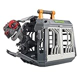 Untamed Jailbreak T-Rex par Fingerlings - Infrared (Noir et Rouge) - Dinosaure de collection interactif - by WowWee