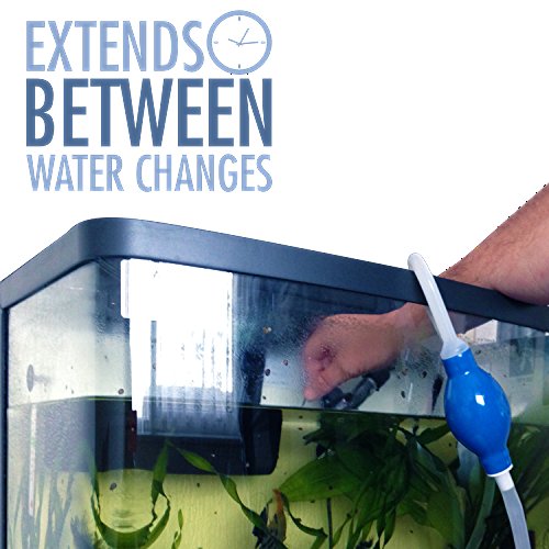 Aquarium Gravel Cleaner for Fish Tanks Removes Excess Fish Food and