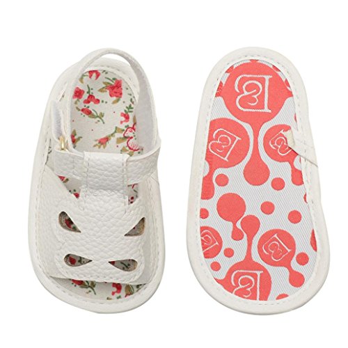 Orangeskycn Little Girls Sandals,Infant Baby Crib Shoes Soft Sole Anti-Slip Hollow Sandals