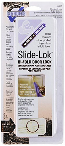 Mommy's Helper - Slide-Lok Bi-Fold Door Lock, 2 Count