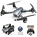 SNAPTAIN A15 Foldable FPV WiFi Drone w/Voice Control/120°Wide-Angle 720P HD Camera/Trajectory Flight/Altitude Hold/G-Sensor/3D Flips/Headless Mode/One Key Return/2 Modular Batteries/App Control