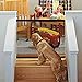 Magic Gate for Dogs, Pet Safety Gate Dog Mesh Gate Safety Guard Gate for Stairs, Outdoor and Doorways Pet Isolation Net Safety Fence Install Anywhere, As Seen As On TV