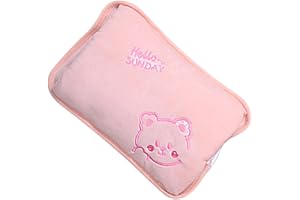 Hot Water Bottle,Leak-Proof Electric Hand Warmer - Hot Water Bag with Soft Cover | for Outdoor Home Office School Indoor