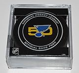 2016-17 St Louis Blues 50th Anniversary Game Hockey Puck W/Cube