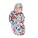Baby Be Mine Newborn Gown and Hat Set (Newborn 0-3 Months, Isabelle)