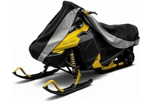 Seal Skin Covers Heavy-Duty Snowmobile Cover, Duarble Fabric, Waterproof & UV-Resistant, Trailerable Design with Secure Straps & Breathable Vents - Fits Polaris, Ski-Doo, Yamaha, Up to 115" Long