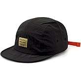 5 Panel Hat, Short Brim Quick Drying Baseball Cap with Embroidery for Outdoor Sports