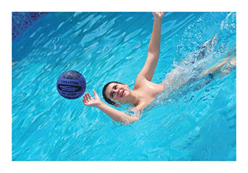 Wave Runner Grip It Waterproof Hydro Volleyball With "Sure Grip Technology" Works for Pool Lake River Pond Park Playground Beach Gift Toy Kids Games Bulk Blue Green Yellow Orange (Color May Vary) - Thumbnail 2