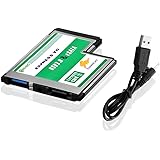 Sienoc USB 3.0 + eSATA II 2.0 5Gbps Combo to Express Card ExpressCard 54 54mm Windows XP ,Win7 ,Win 8,Win10 Adapter Converter Card