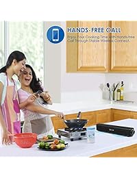 Barra de sonido, eivotor 20 W cable y estéreo de audio inalámbrico, Wireless Home Theater proyector de TV, barra de sonido envolvente de altavoces para TV, PC, teléfono celular, tabletas y dispositivos inalámbricos