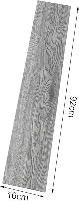 INMOZATA Self-Adhesive PVC Flooring Planks Grey 36 Pcs 5.02 m² 91.5x15.2 cm view 3