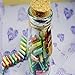 Swovo Message in A Bottle Lovely Cute Clear Pill Message Bottles 100Pcs Love Friendship Gifts Wishing Gift with Paper Roll Party Gifts