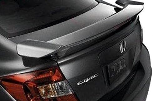 Spoiler Authority Brand Painted Factory Style Spoiler Compatible with: 2012 2013 2014 2015 Honda Civic 4dr (Sunburst Orange Pearl YR589P)