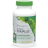 Youngevity Ultimate EFA Plus Omega 3 6 9 Fish Oil Supplement, 90 Softgels | Omega 3, 6 and 9 fatty acids, fish oil, heart and brain support, cognitive health, energy, immune support, 90 softgels, daily