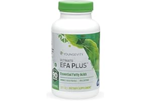 Youngevity Ultimate EFA Plus – Essential Fatty Acids, 90 Soft Gels – Balanced Fish Oil Formula for Heart, Brain, Joint, Skin Health – Omega-3, Omega-6, Omega-9 Supplement for Optimal Health Support