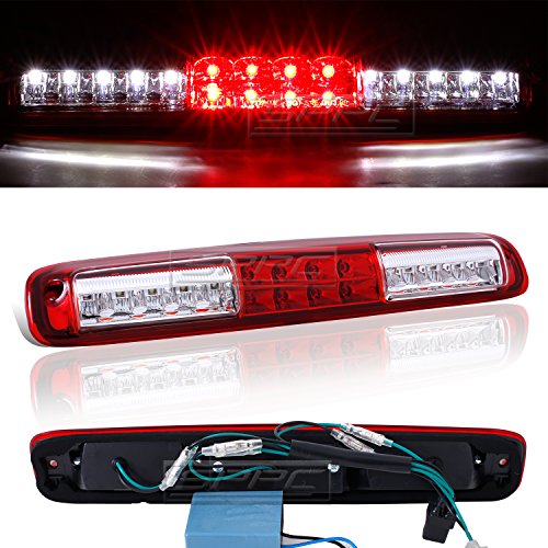 SPPC Red/Clear LED 3rd Brake Lights For Chevy Silverado : GMC Sierra