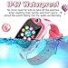Smart Watch for Kids with GPS Tracker, Kids Waterproof Smartwatch Phone with Games Touch Screen SOS Call Voice Chatting Holiday Birthday Gift for Boys Girls Aged 4-12 Year Old (Pink)