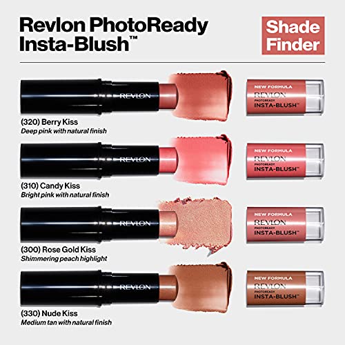 Blush Stick by Revlon, PhotoReady InstaBlush Face Makeup with Cream to