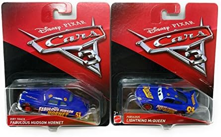 Disney Cars 3 Fabulous Hudson Hornet and Fabulous Lightning McQueen Gift Bundle - Stocking Stuffers