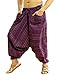 SARJANA HANDICRAFTS Men's Cotton Harem Genie Dance Yoga Alibaba Hippie Pants