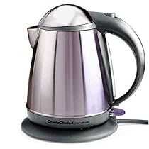 Chef's Choice 677SSG Cordless Electric Kettle-Stainless Steel Gray