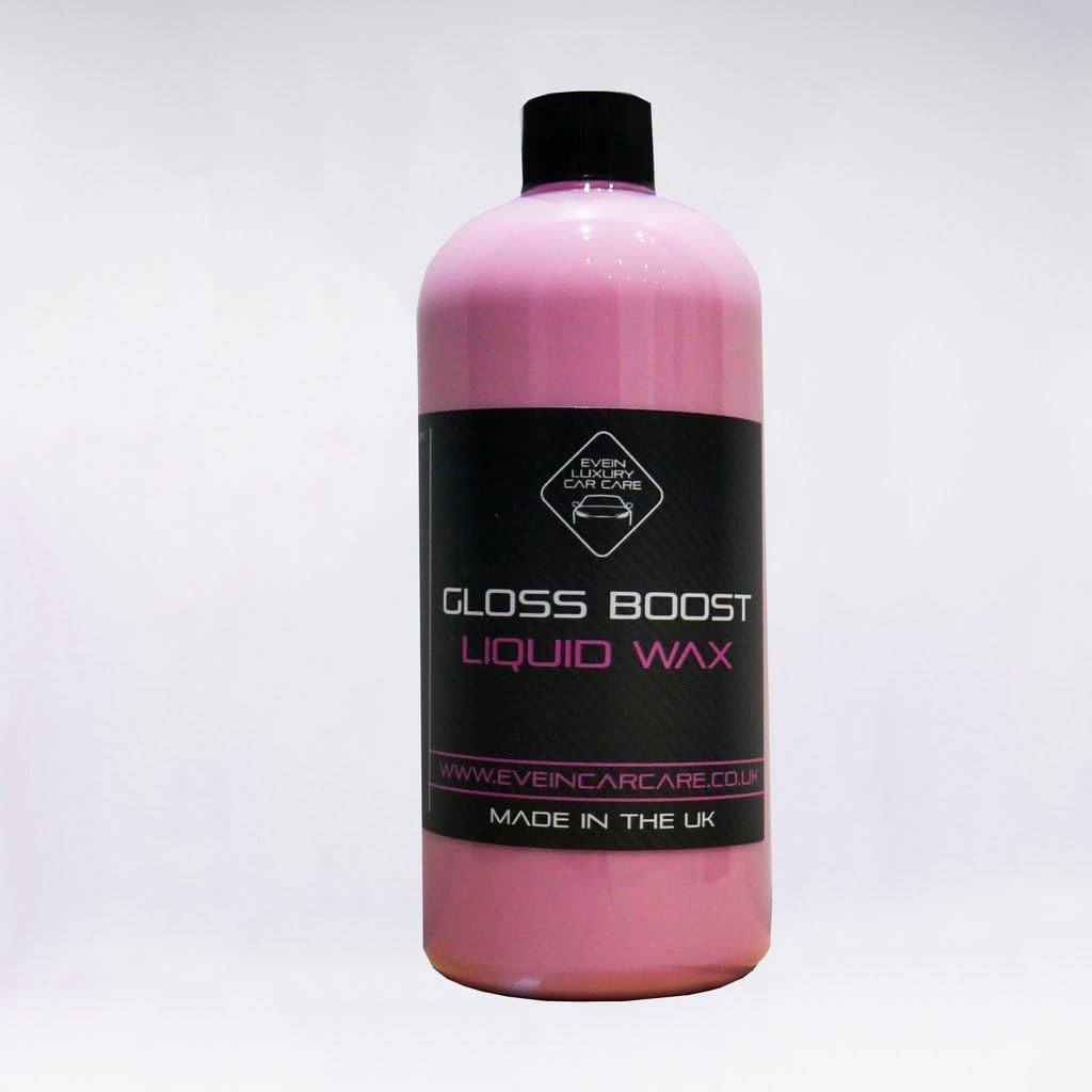 EVEIN Gloss Boost Liquid Wax Polish Car Shine Deep Clean Remove Scratches Protects Paint - Available in 500ml, 1L, 5L (500ml)