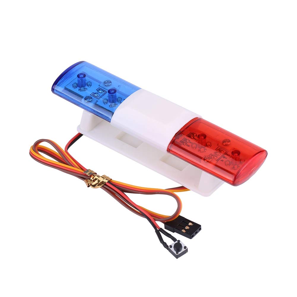 RC Car Lights, 7 Flashing Modes Simulation Police Night Flash LED Light System for Accident Handling Vehicle