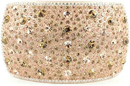 Classy Rhinestone Crystal Hair Clip Barrette Used Swarovski Element C11961 -Nude