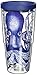 Tervis Octopus Made in USA Double Walled Insulated Tumbler Travel Cup Keeps Drinks Cold & Hot, 24oz, Classic